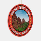 ガーデンオブザゴッドコロラド春バッジ セラミックオーナメント (右)