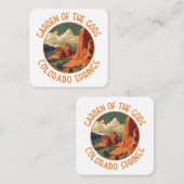 ガーデンオブザゴッドコロラド春動揺してCir スクエア名刺 (正面/裏面)