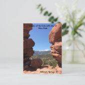 ガーデンオブザゴッドコロラド春葉書 ポストカード (スタンド正面)