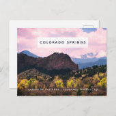 ガーデンオブザゴッドパイクピークコロラド春 ポストカード (正面/裏面)