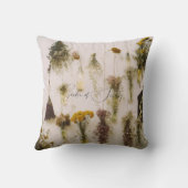 ガーデンオブセレニティカラフルフラワーズ装飾用クッション クッション (裏面)