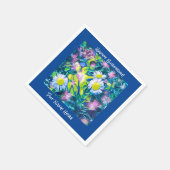 ガーデンオブラブワイルドフラワーズ誕生日ナプキンス スタンダードカクテルナプキン (角)