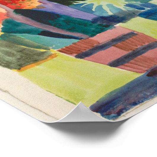 ガーデンオンレイクトゥンバイマ威厳があるック ポスター (角)