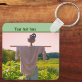 ガーデンカカクレローパーソナライズされた自然 キーホルダー (裏面)