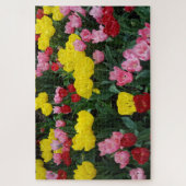 ガーデンカラフルのチューリップ ジグソーパズル (縦)