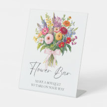 ガーデンカラフルフラワーピンク弓メイクブーケバー