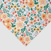 ガーデンカラフルブーケパターン 薄葉紙 (詳細)