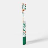 ガーデンカラフルブーケパターン iPhoneケース (左側面)