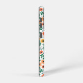 ガーデンカラフルブーケパターン SAMSUNG GALAXYケース (右側面)