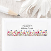 ガーデンカラフルボホワイルドフラワー ラベル (インサイチュ)