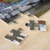 ガーデンカラフル日本のシーンの風景 ジグソーパズル (側面)