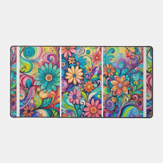 ガーデンカラフル デスクマット (正面)