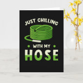 ガーデンガーデナーことわざおもしろい カード (黄色い花)