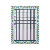 ガーデンガーデニングウィークリートラッカープランナー ノートパッド (回転)