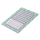 ガーデンガーデニングウィークリートラッカープランナー ノートパッド (アングル)