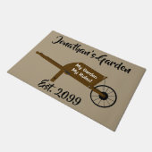 ガーデンガーデニングガーデナー造園ホイールバロー ドアマット (アングル)