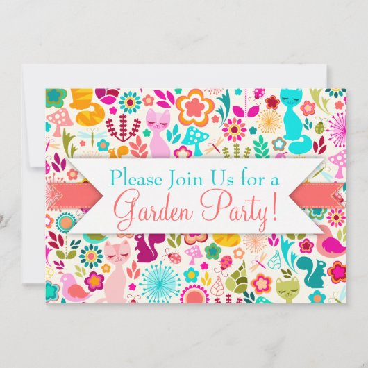 ガーデンキティ 招待状 (正面)