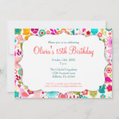 ガーデンキティ 招待状 (裏面)