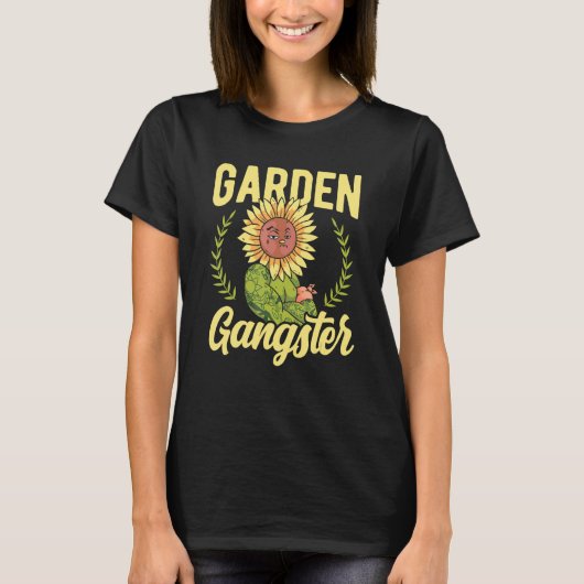 ガーデンギャング植物花園芸植物 Tシャツ (正面)