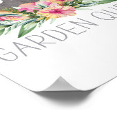 ガーデンクイーンボホウォーターカラーガーデナー ポスター (角)