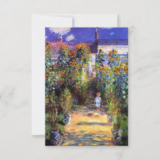 ガーデンクラウドモネサマーサンフラワーフラワーフラワーズ  サンキューカード