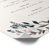 ガーデンクレストエッグシェルフローラ結婚式 プログラム ポスター (角)