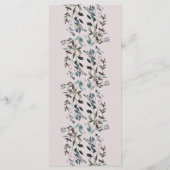 ガーデンクレストマウブパープル結婚フローラの4コース メニュー (裏面)