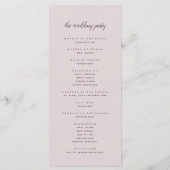 ガーデンクレストマウブパープル結婚フローラ式 プログラム (裏面)