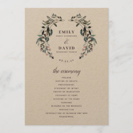 ガーデンクレスト素朴クラフトフローラ結婚の儀式 プログラム