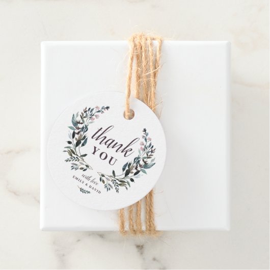 ガーデンクレスト素朴クラフトフローラ結婚ズサンキュー フェイバータグ (インサイチュ)