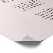 ガーデンクレスト |アルファベットの座席表の作成 ポスター (角)