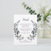 ガーデンクレスト |クラフト素朴のホ結婚テル詳細 出欠カード (スタンド正面)