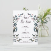 ガーデンクレスト |クラフト素朴ウェディング日付を保存 セーブザデート (スタンド正面)