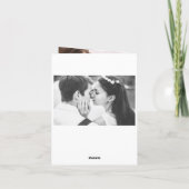 ガーデンクレスト |クラフ素朴トフローラ結婚の写真 サンキューカード (裏面)