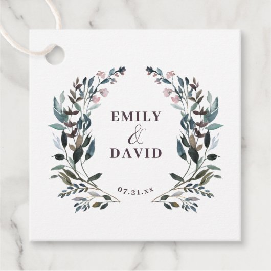 ガーデンクレスト |クラフ素朴トフローラ結婚の名前 フェイバータグ (正面)