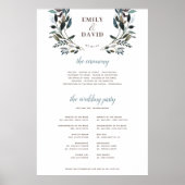 ガーデンクレスト |ホワイトフローラ式プログラムのサイン ポスター (正面)