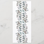 ガーデンクレスト |ホワイトフローラ結婚の4コース メニュー (裏面)