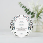 ガーデンクレスト |ホワイトブルーのフローラ結婚のメニュー メニュー (スタンド正面)