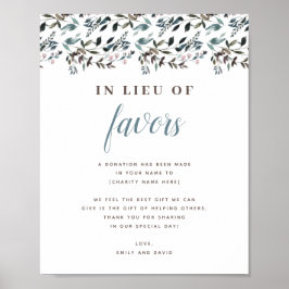 ガーデンクレスト |ホワイトブルー結婚の寄付金チャリティー ポスター