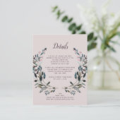 ガーデンクレスト |モーヴパープル結婚ズのホテル詳細 出欠カード (スタンド正面)