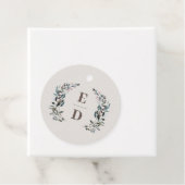 ガーデンクレスト |卵の殻 |の結婚モノグラム フェイバータグ (インサイチュ)