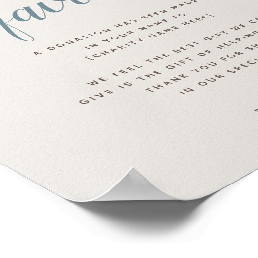 ガーデンクレスト |卵の殻 |の結婚募金活動 ポスター (角)