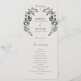 ガーデンクレスト |卵の殻 |フローラ結婚の式 プログラム