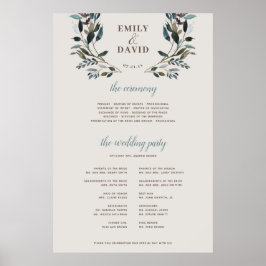 ガーデンクレスト |卵の殻 |式プログラムの署名 ポスター