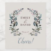 ガーデンクレスト |卵の殻 |応援結婚式の引き出物 ワインラベル (シングルラベル)