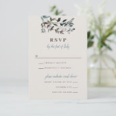 ガーデンクレスト |卵の殻 |食事のオプシ結婚ョン 出欠カード (スタンド正面)