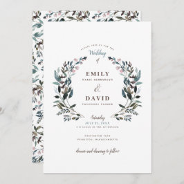 ガーデンクレスト |白 |結婚式招待状 招待状