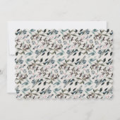 ガーデンクレスト | Eggshellフローラ結婚の 招待状 (裏面)