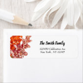 ガーデングラジオラスブロッサム差出人住所ラベル ラベル (インサイチュ)