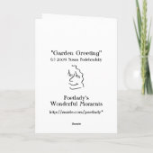 ガーデングリーティング カード (裏面)